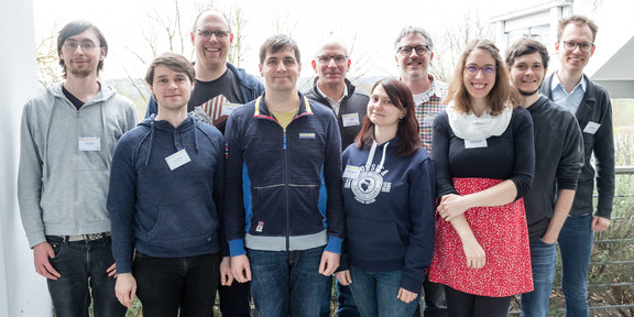 Group picute of the organization team Gruppenfoto Organisationsteam Fachgruppentreffen Betriebssysteme
